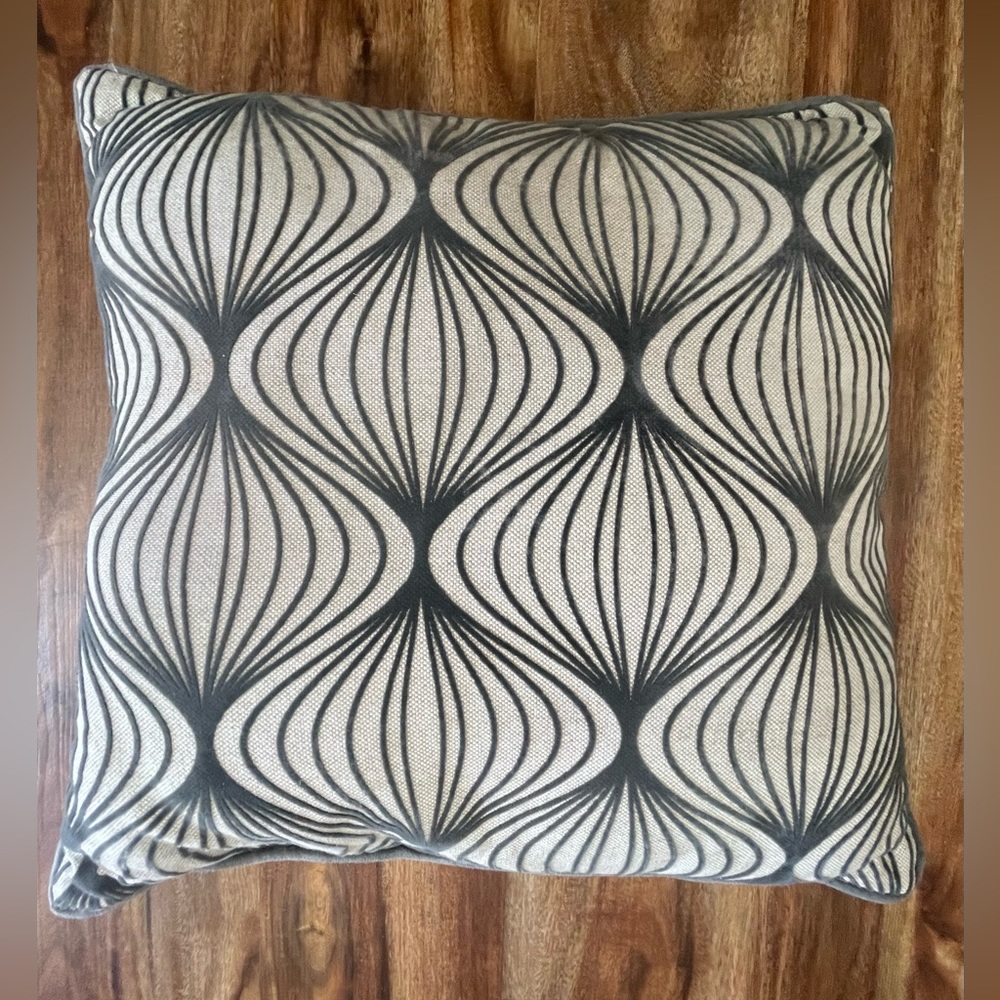 One (1) Beautiful Textured Pillow